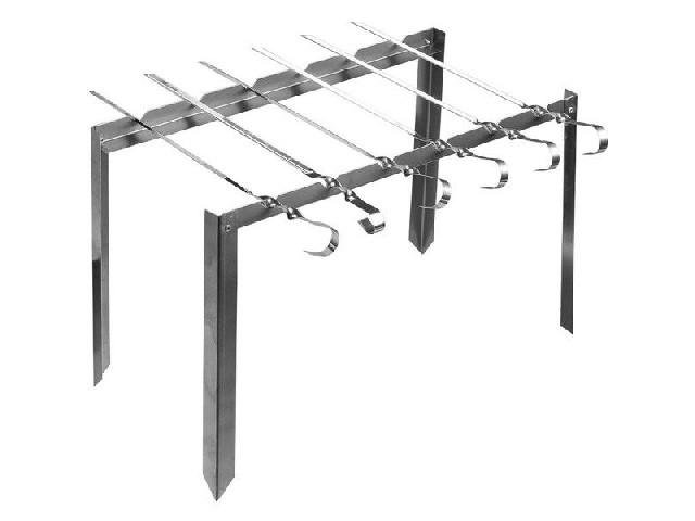 Мангал каркасный Таганок 420х40х250 мм сборный + 6 шамп  BOYSCOUT 61234/10